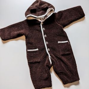 Vintage Infant Sherpa Bear One Piece